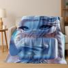 3D Sexy Hello Kitty Cat Girls Cartoon Flannel Blanket,Warm and Cozy Soft Throw Blanket for Home Bedroom Bed Sofa Picnic Cover