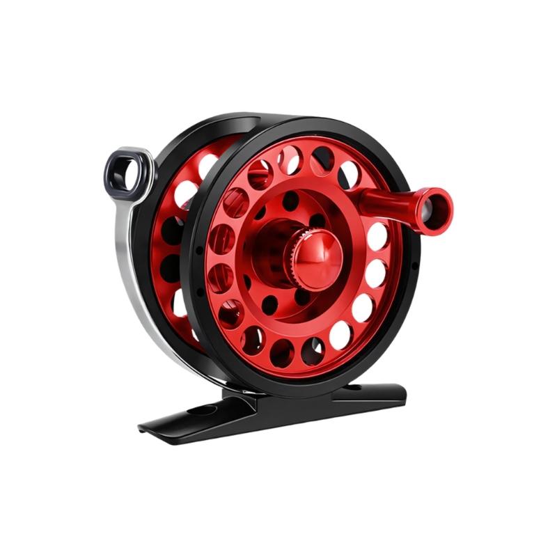 

Precisions Engineered Aluminum Alloy Construction Fishing Reel With Large Line Capacity Ideal For Professional Fishermen красный