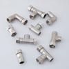 Stainless Steel T Adapter G1/ 2" T-Valve Diverter Valve Three Way Device Hole For Bath Bidet Sprayer Shower