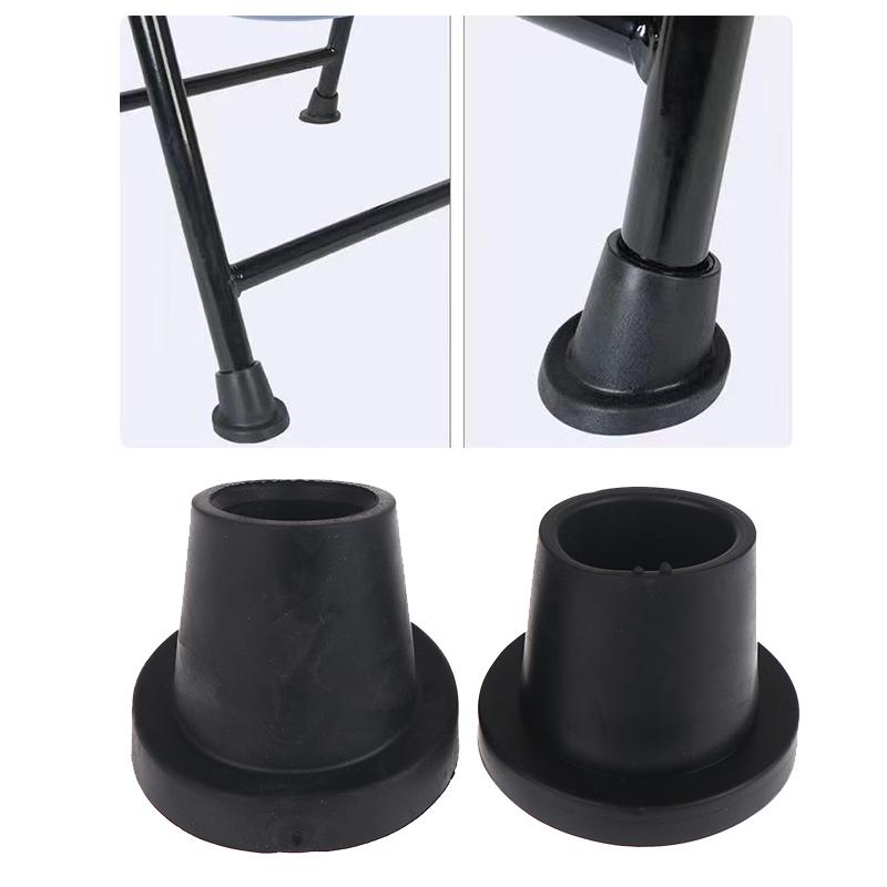1/2/3 Stück ID 25/28mm Schwarz Fußmatte Duschhocker Bequeme Schräge Füße Pads Stuhlbeinkappen Möbelzubehör