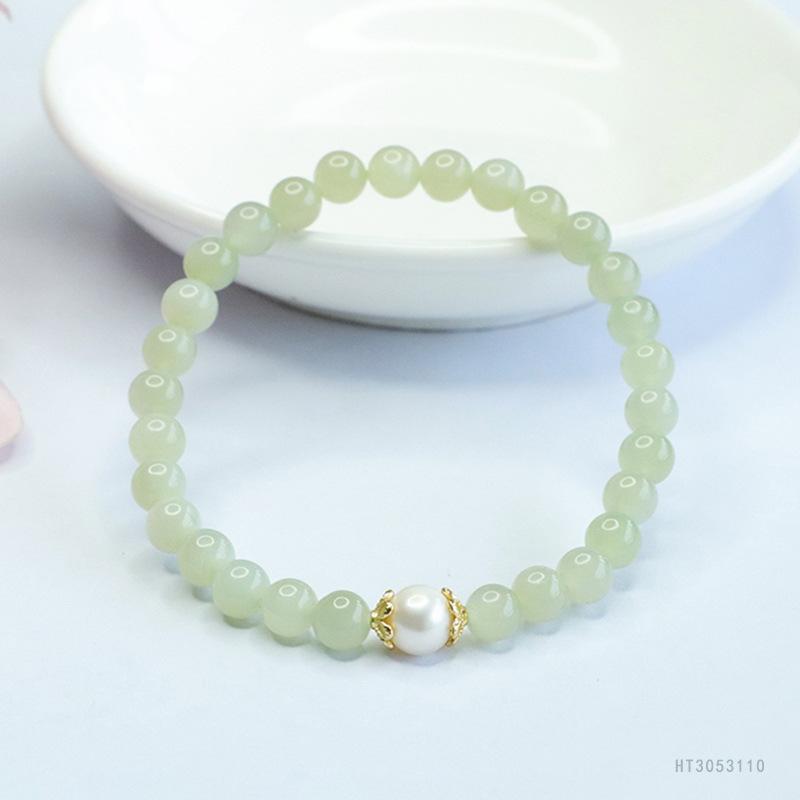 2026 Ximang Hetian Jade Water Bracelet Pearl Jewelry Factory Generation S3053110 Multi approx. 6mm