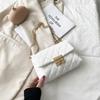 Embroidered Square Buckle Womens Bag Bag Fashion Shoulder Bag