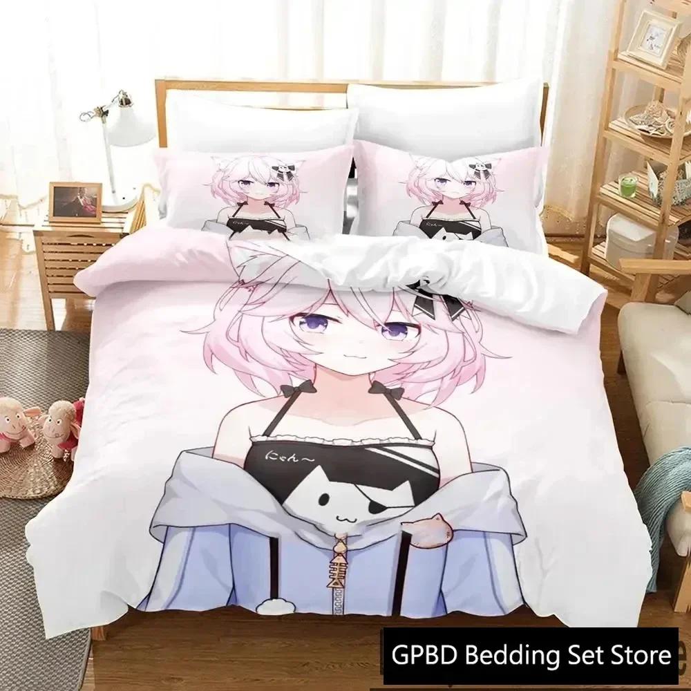 3D Print Anime Nyatasha Nyanners Comfortable Duvet Quilt Cover Pillowcase Bedding Set Children Bedroom Decoration Home Textile