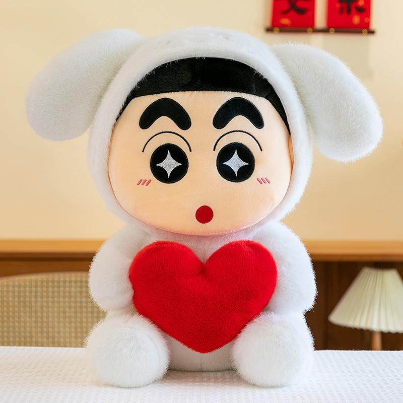 

New crayon small new plush toy cute hat crayon small new doll doll throw pillow for friends 30cm【0.43kg】