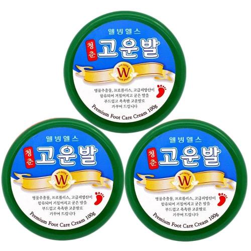 [Authentic Korean Product] [Set of 3] Kounbal Cream Green Heel Cream with CICA Cica & Propolis, 100g, Kounbal, Kounpal Exfoliating Care [Registered as