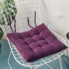Corduroy Chair Cushion With Strap Solid Color Office Chair Cushion Soft Comfortable Butt Cushion Living Room Sofa Floor Cushion