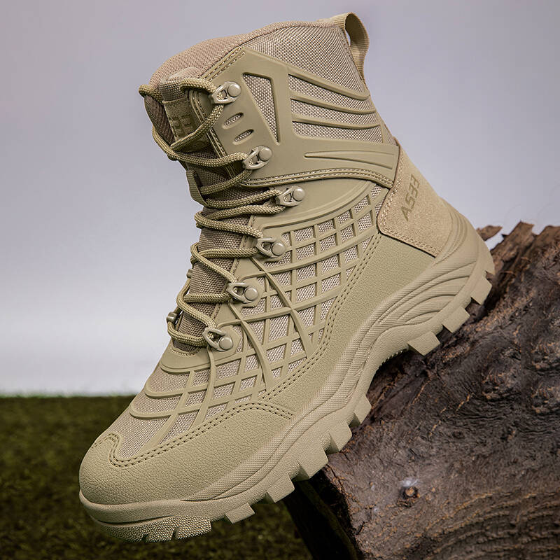 Men's Boots Platform High Quality Sports Shoes Outdoor Ankle Boots Lace-up Hiking Boots Wear-resistant Jungle Trekking Size39-47