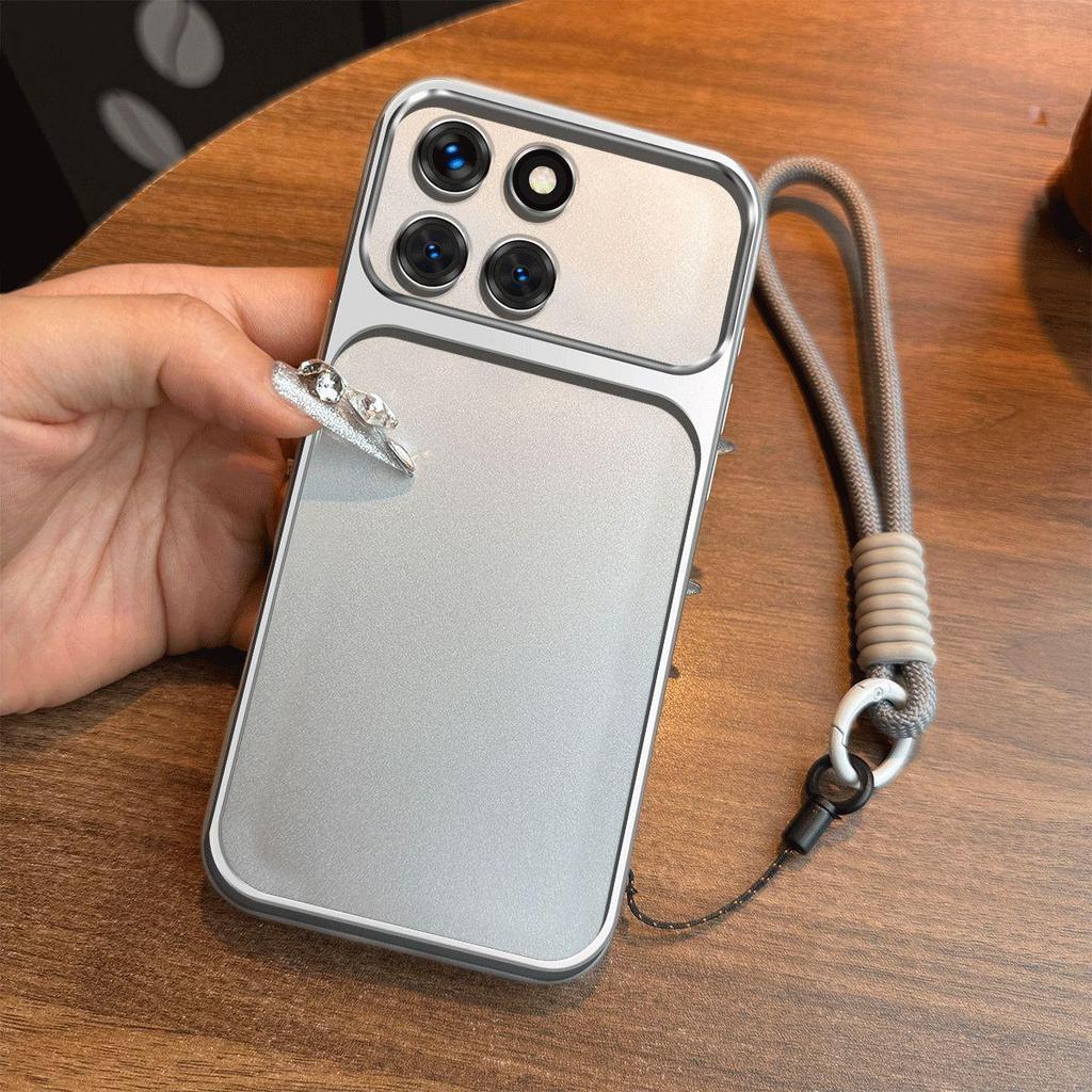 Luxury Big Window Phone Case with Lanyard for HONOR X8c,X8b,X8 5G,X7d 5G,X7c 5G,X6c,X6b,X6a,X5b Plus Premium Textured Casing