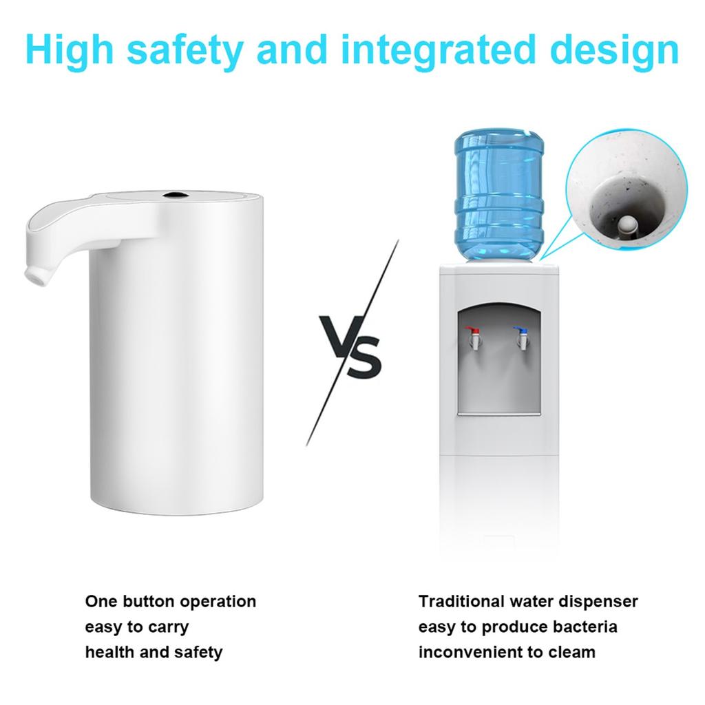 USB Charging Electric Pumping Bucket Water Purifier Automatic Water Dispenser