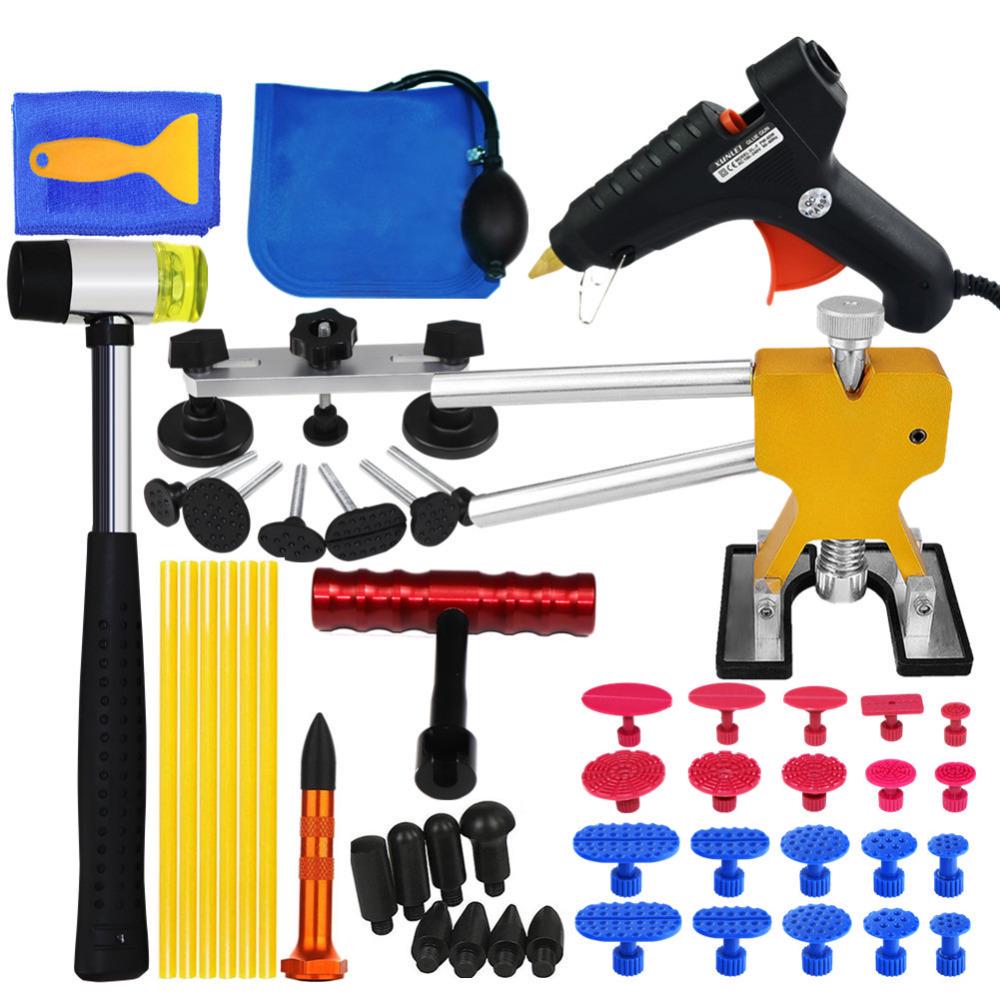 PDR Tools Car Body Paintless Dent Repair Tool Set Dent Puller Reverse ...
