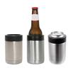 Double Wall Insulated Beer Cooler Stainless Steel Cola Can Cooler Beer Bottle Cold Keeper  Outdoor