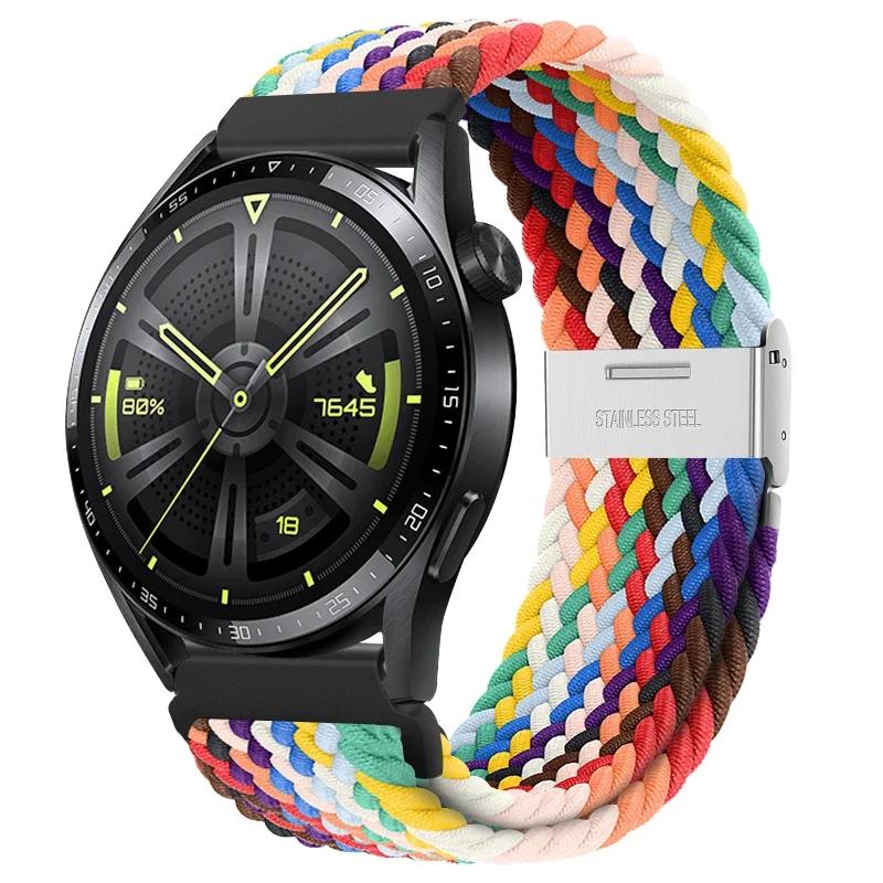 20mm Sport Nylon Strap For Samsung Galaxy Watch 5/6/pro/4/4 Classic/3 46mm/42mm/40mm/44mm Bracelet Active2 Gear S3  22mm Strap