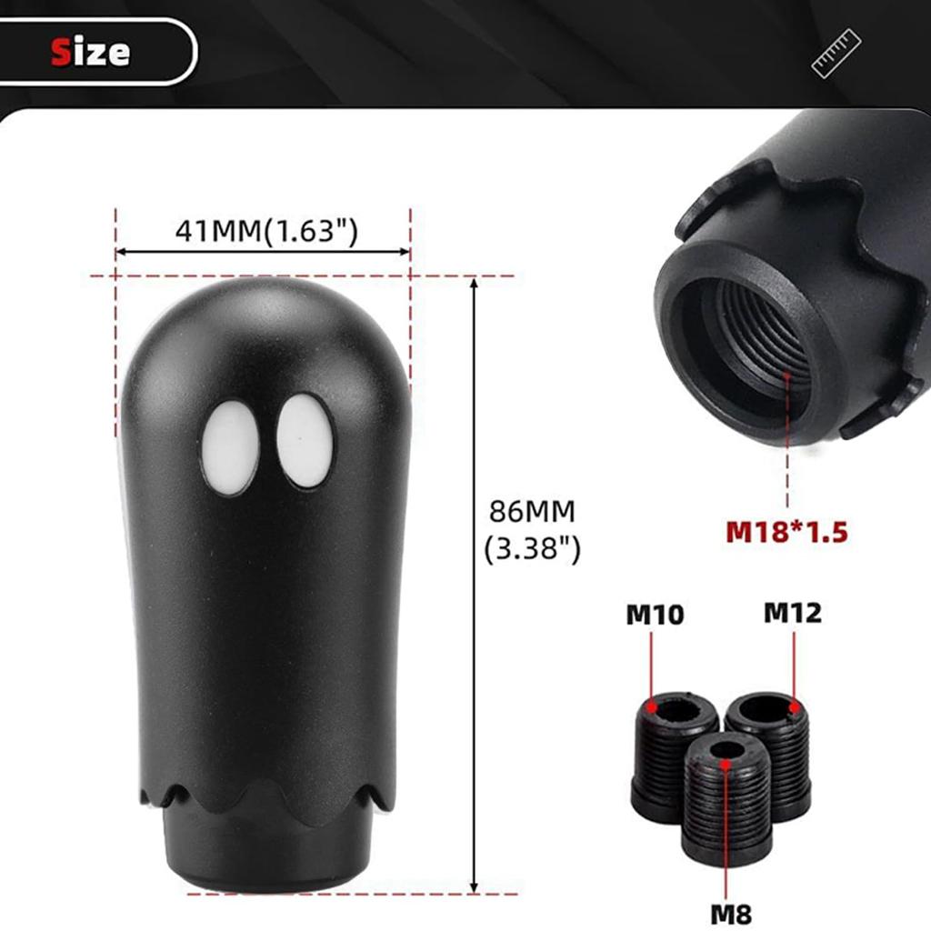 Halloween Ghost Shift Knob, Horror, Driver Seat Accent, Car Modification Modification, Sedan, Truck, Minivan,