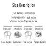 Sada 50 sad kleští Sada kleští Sada patentních knoflíků Kleště Kovové stiskací knoflíky Nástroj pro kutily Oblečení Šicí tlačítko Instalační nástroj Šicí příslušenství