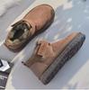 Men's Casual Shoes, Winter Multi-functional Fleece Warm Work Boots, Outdoor Anti-slip and Wear-resistant Snow Boots