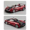 1/18 Pagani Huayra BC Alloy Sports Model Diecast Metal Racing Car Vehicles Model Simulation Sound Light Collection Kids Toy Gift