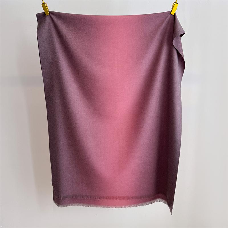 80*200cm Winter Warm Gradual Color Women Scarf Thick Cashmere Large for Pashmina Shawl Wraps Bufanda Female with Tassel Scarves