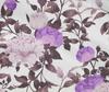 oneOone Cotton Flex Medium Purple Fabric Flower & Leaves Watercolor Sewing Craft Projects Fabric Prints By Yard 40 Inch