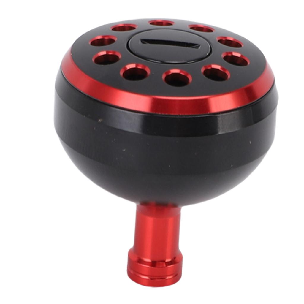 38mm Power Knob Fit for S A D Reel Fishing Reel Handle Knob Aluminum Alloy Ergonomic Grip Anti Slip Baitcasting Reel Modified Accessory Black Red