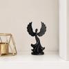 Engelsform Skulptur 3D Gedruckte Tanzende Figur, Moderne Geflügelte Frauenstatue, Schreibtisch Dekoration Dekorativ für Wohnzimmer, Schlafzimmer, Bücherregal Decor