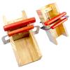 Scatola Stampo per Sapone in Legno e Set Tagliere per Sapone Stampo Rettangolare in Silicone con Scatola in Legno