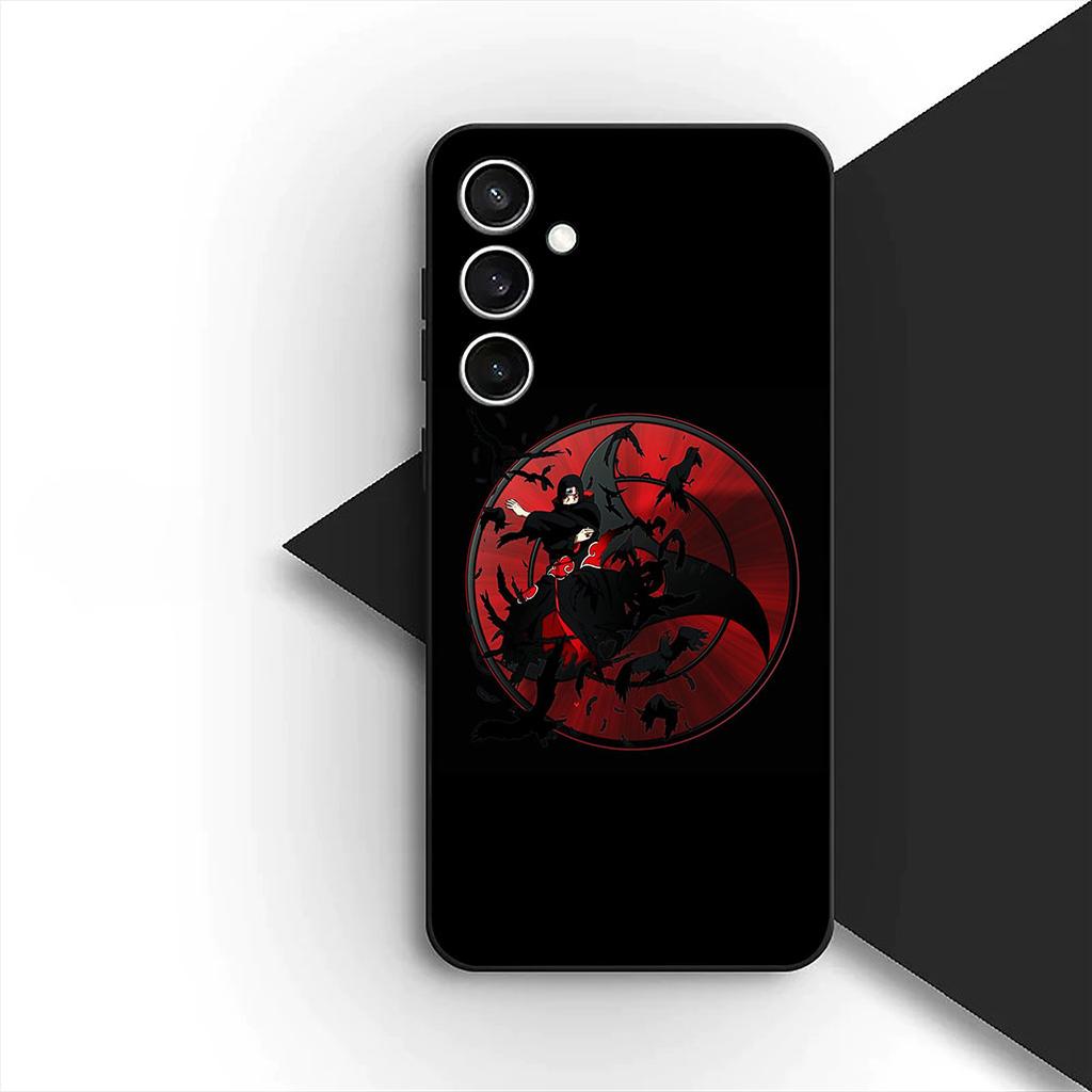 Hülle für Samsung Galaxy S24 S25 S23 FE Ultra Plus S7 Edge S25+ S23+ A56 5G Handyhülle Pain Akatsuki Narutos Itachi Uchiha