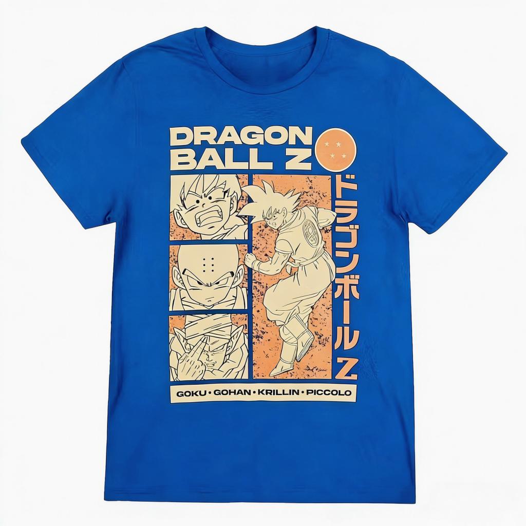 2026 Dragon Ball Goku Gohan Krillin Piccolo TShirt for Unisex Women Kids Retro  Anime Graphic Tee Casual Cotton Streetwear Tops