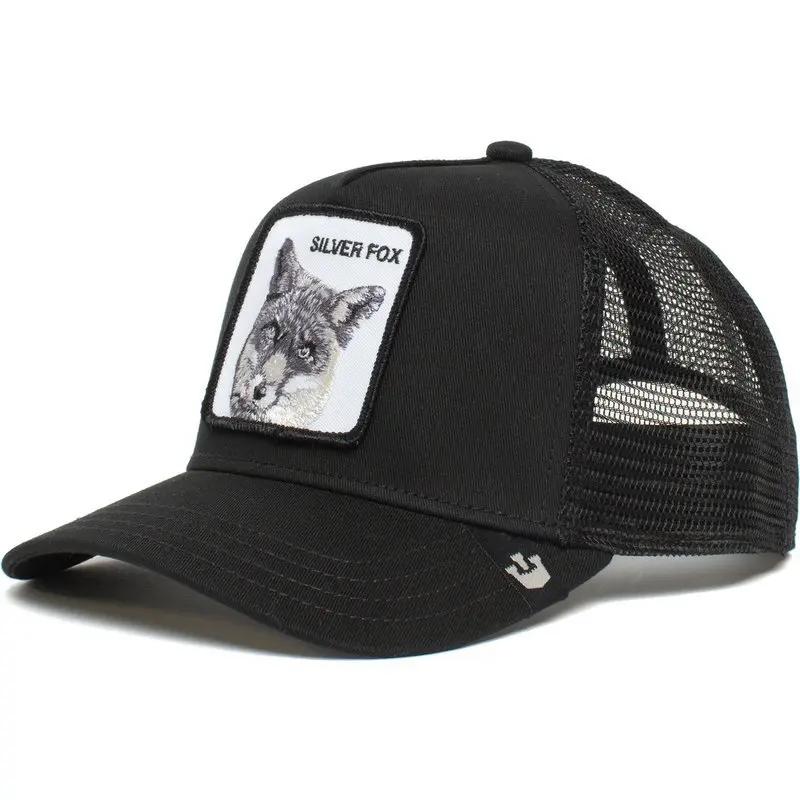 Cappellino da baseball ricamato con bastoncino di animale per appassionati di animali sia maschi che femmine, cappello da camionista, protezione solare e ombreggiatura