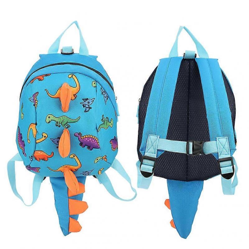 Dinosauří batoh Dětský Dětský Batoh Kreslený Batoh pro Předškoláky Chlapce Dívky(Modrý)