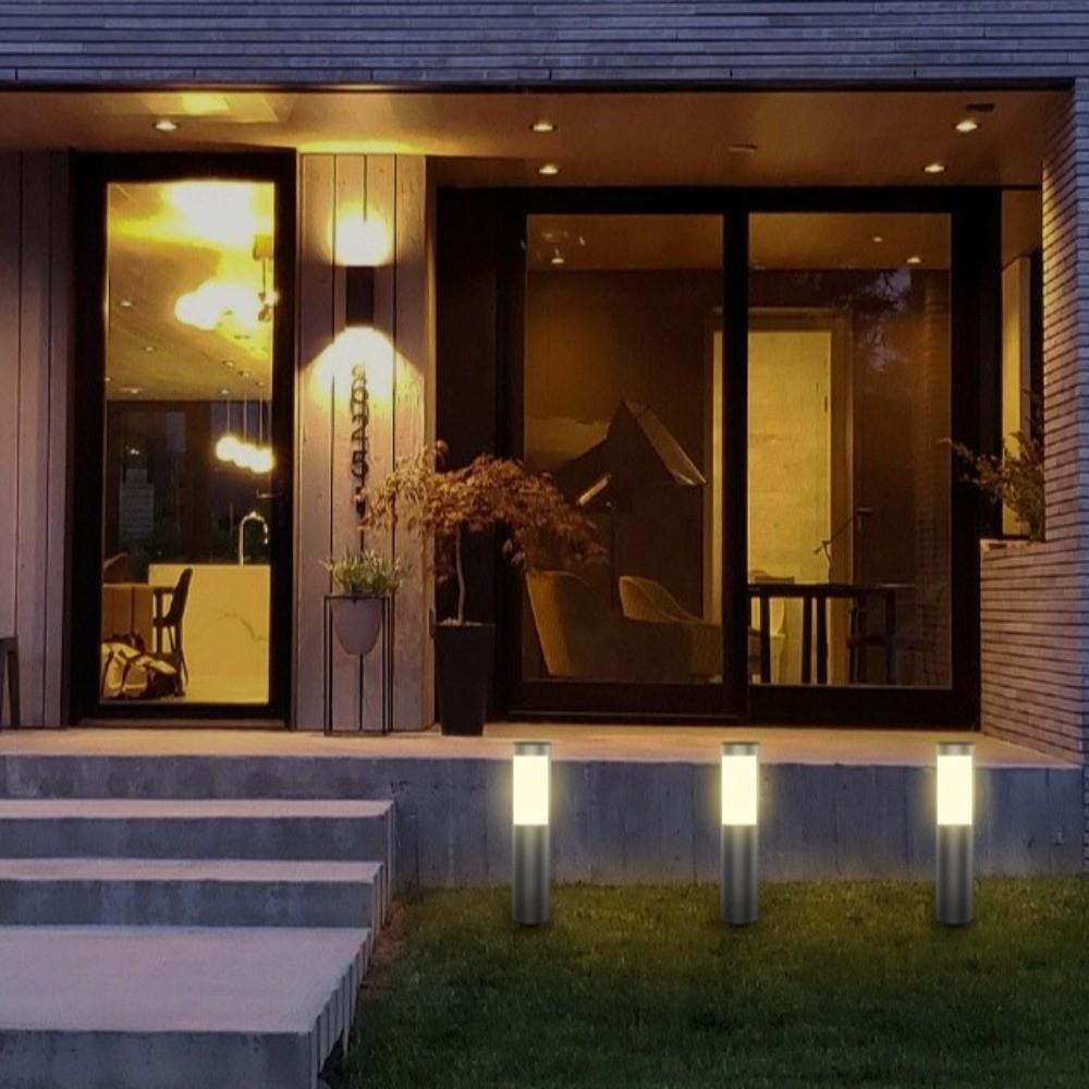 LED Solar Path Light Stainless Steel Landscape Light New Garden Lawn Lamp Driveway