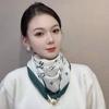 Spring & Autumn Influencer Silk Scarf: Trendy, Versatile, Elegant Style for Ladies