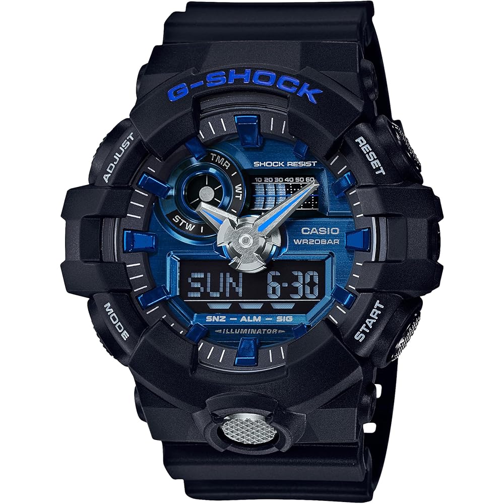 Pánské hodinky Casio G-Shock GA-710-1A2JF, černé (Oficiální japonský produkt)
