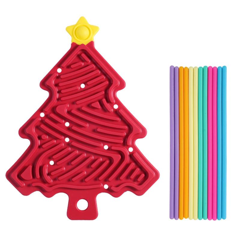 High-Quality Kid Brand new High-Quality Sensory High-Quality Fidget High-Quality Toy High-Quality Silicone High-Quality 3D High-Quality Shape красный