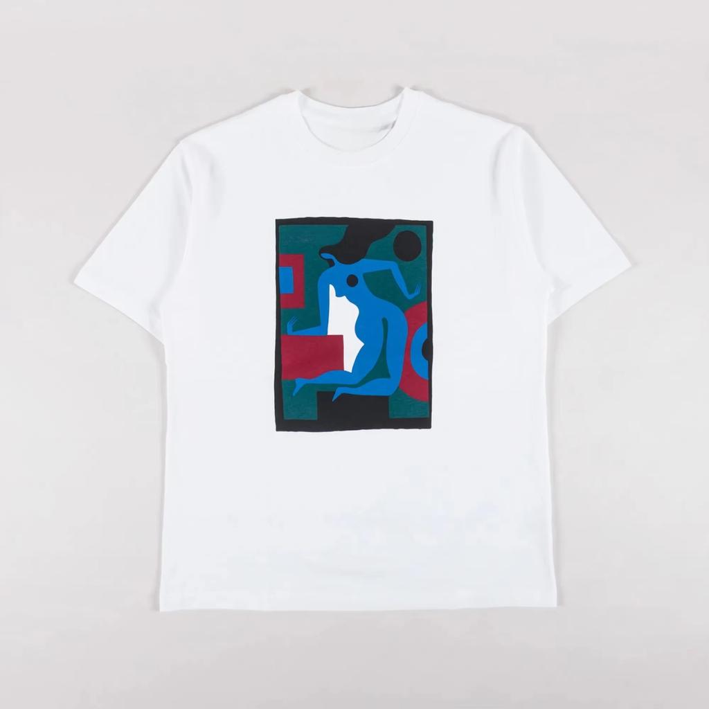 Abstract Graphic Printing Summer Cotton Men's and Women's T-Shirts Short Sleeves Street Fashion Autumn and winter innerwear