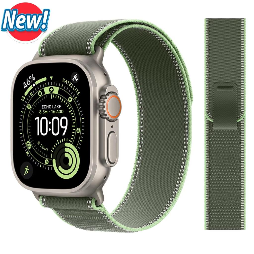 Bands For Apple Watch Strap Ultra2 3 49mm 46mm 44mm 45mm 40mm 41mm Sport Trail Loop Correas Bracelet iWatch Series 11 10 9 8 SE