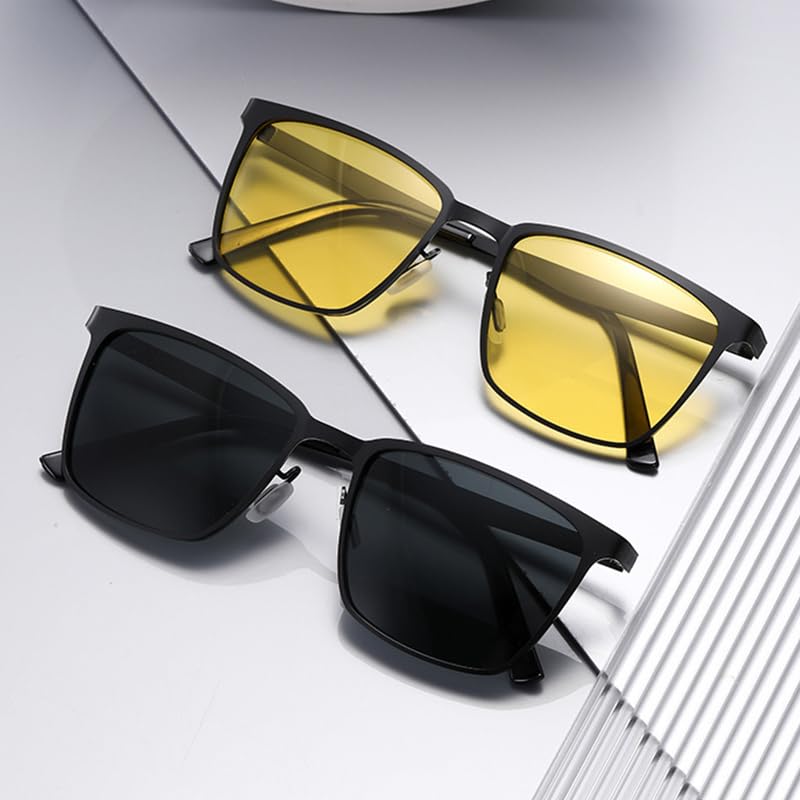 Polarized Sunglasses for Alloy UV400 Ideal for and B1506 [FEISEDY] Men, Frame, Protection, Hiking, Sports, Fishing, Driving,