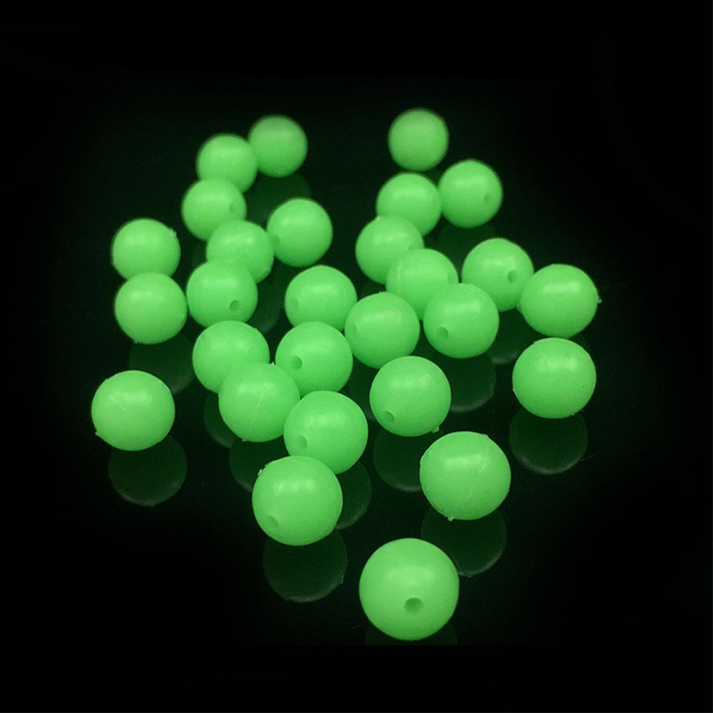 Rigs 20 Pcs Luminous Rig Beads 5mm Traces Sea Fishing Terminal Tackle