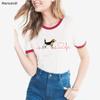 Korean Clothes Beagle Love Ekg T Shirt Unisex Novelty Design Tee Shirt Femme White Casual Tshirt Female Harajuku T Shirt