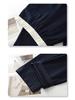 Women's Elastic High-Waist Drawstring Scimitar Pants - Spring & Autumn 2025, Casual Chic Loose Straight-Leg Banana Pants