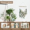 Künstliche Eukalyptus Wanddeko Faux Eukalyptus Wandhänger Deko Handgefertigt Imitation Eukalyptusblätter DIY Hochzeitsdeko