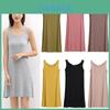 Bequemes lockeres Midi-Kleid für Damen, lang, Tanktop, dehnbar, lässiges ärmelloses Design