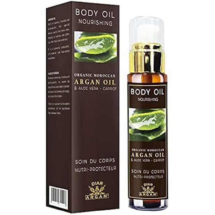 Soin du corps - Nutri Protection - Huile d'Argan 100% Naturelle - 50ml - Aloe Vera - Carotte