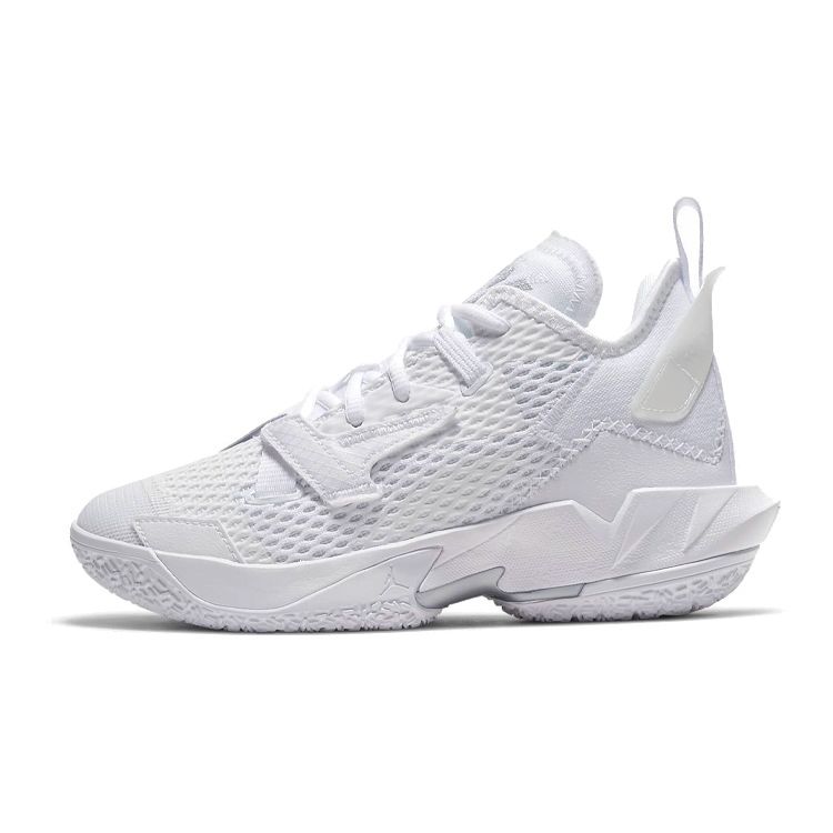 Jordan Why Not Zer0.4 Anti-Slip Shock Absorption Durable Mid-Top Kids Basketball Shoes Kids Basketball Shoes CQ9430-101