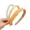 Sponge Headband & Pearl Hair Clip Set for Women – Versatile Summer Hair Accessory for Face Washing & Styling