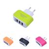 Versatile 3usb Candy Charger With Led Light For Apple Devices Travel-friendly