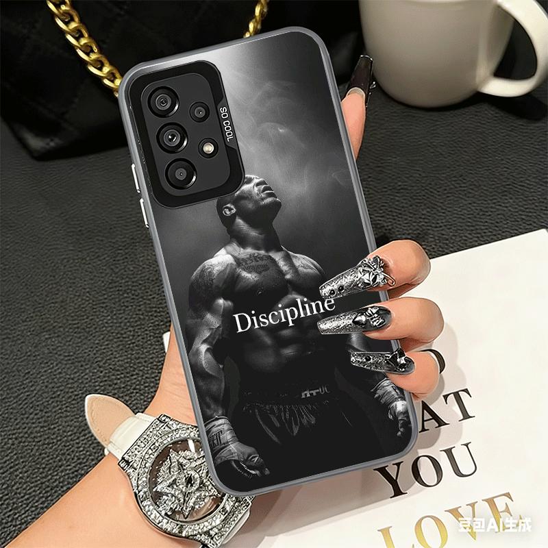 Mike Tyson Boxer Mann Weiche Handyhülle für Samsung A17 A16 A15 A14 A13 A57 A56 A55 A54 A53 A37 A36 A35 A34 A33 A26 A25 A24 A23 A52