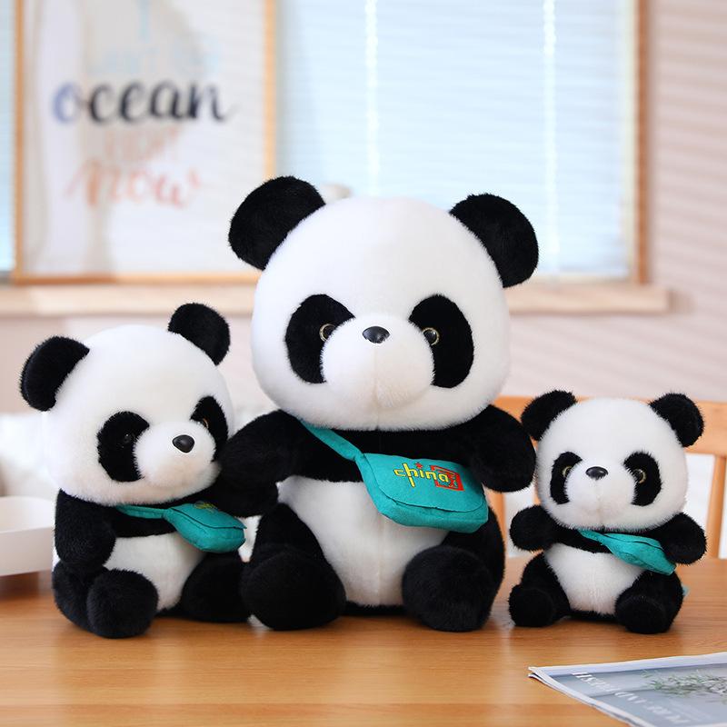National Treasure Giant Panda Doll Plush Toy China Style Panda Zoo Promotions Children's Souvenirs