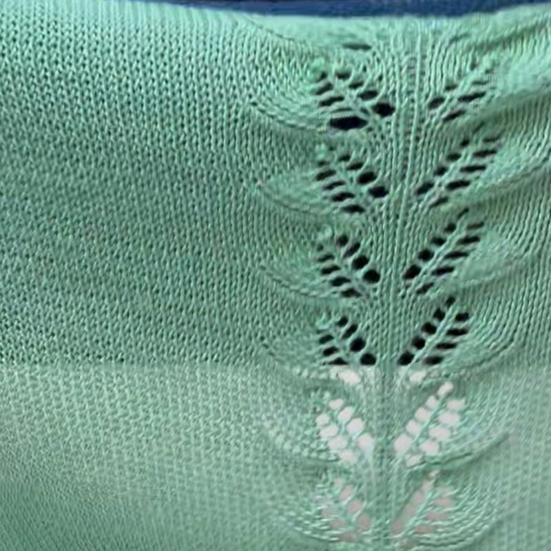 Summer Lace Silk Cotton Strong Twist Hand-Knitted Baby Yarn, Short Sleeve, Size 7, Non-Fraying, 6 Liangs