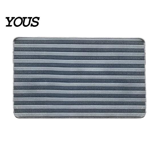 Anti-pilling Floor Mat Jacquard Entrance Door Mat, Quick-Dry Water Absorbent Machine Washable Non-Slip Doormat for Bathroom Kitchen Quick-drying