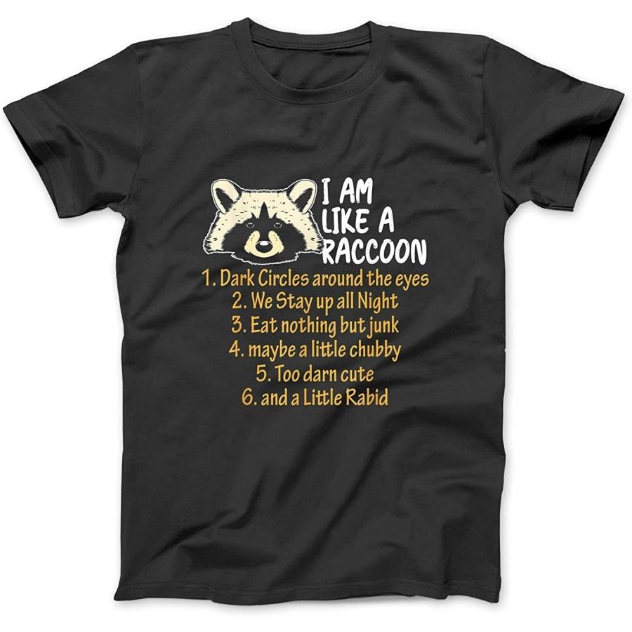 I Am Like A Raccoon - Dark Circles Eyes - Little Chubby T-Shirt Sweatshirt Hoodie Tanktop for Men Women Kids Black S